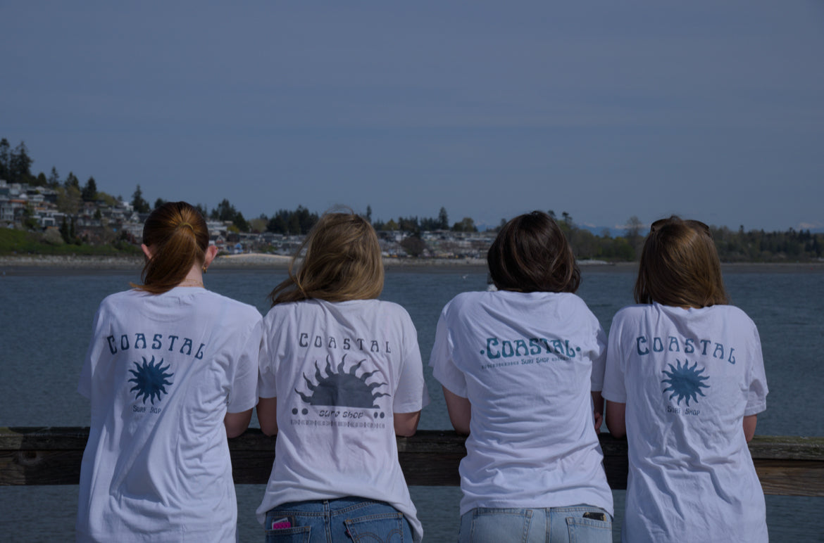 Coastal White Tee's